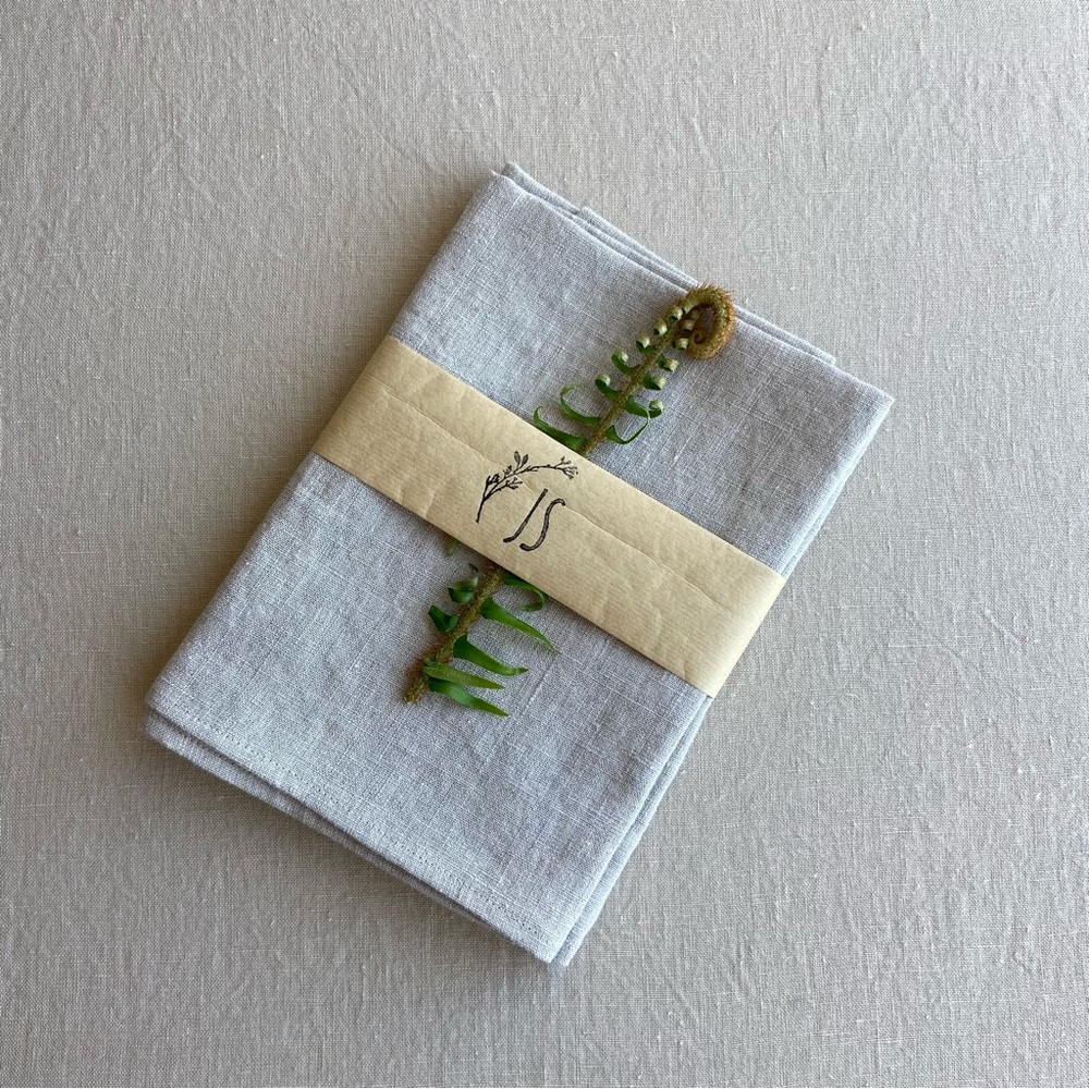 Natural Linen Napkins Set of 4 NWT